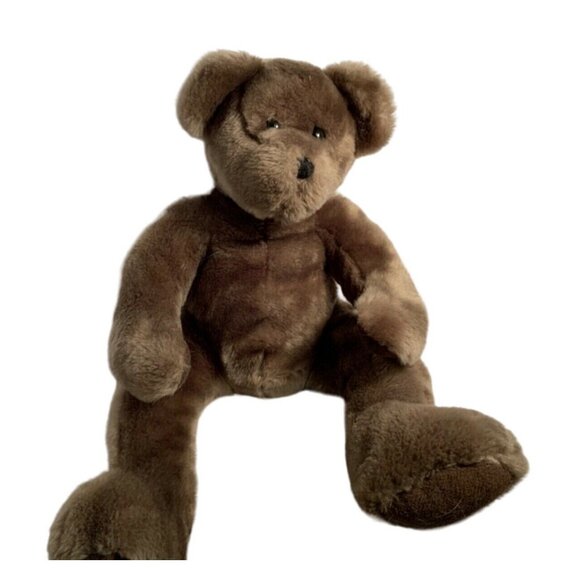 Burton and Burton Brown Plush Teddy Bear  18 inches  2007 - Picture 5 of 6